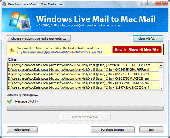 windows live mail for mac
